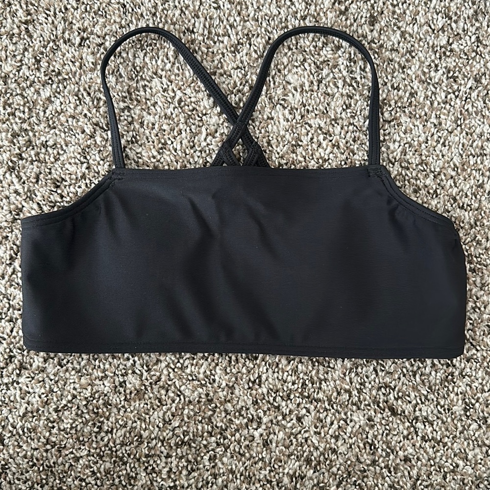 Abercrombie kids Black swimsuit Top - size 9/10